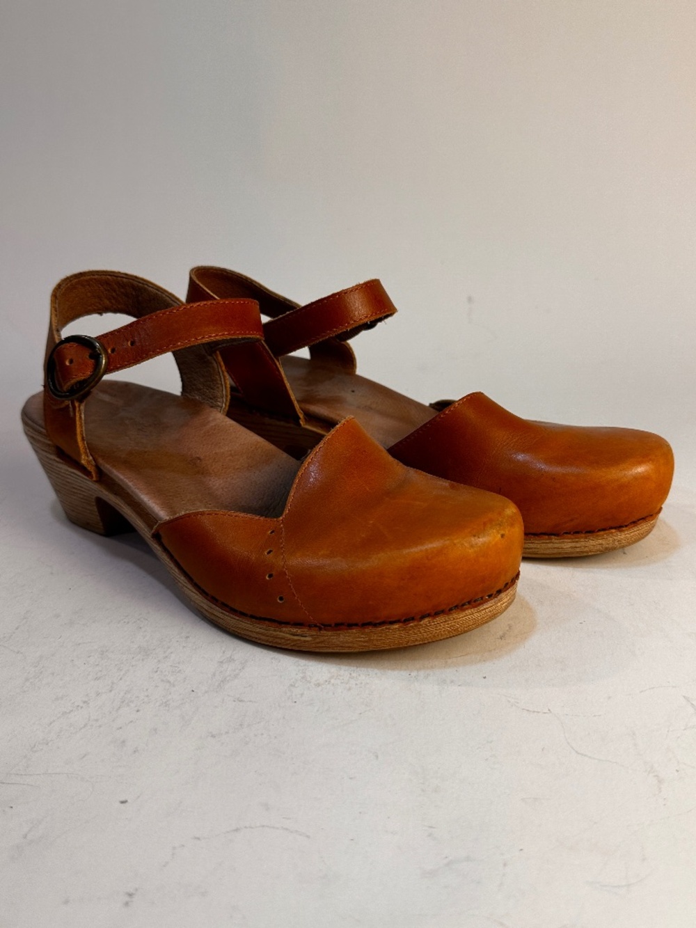 Dansko closed toed with strap